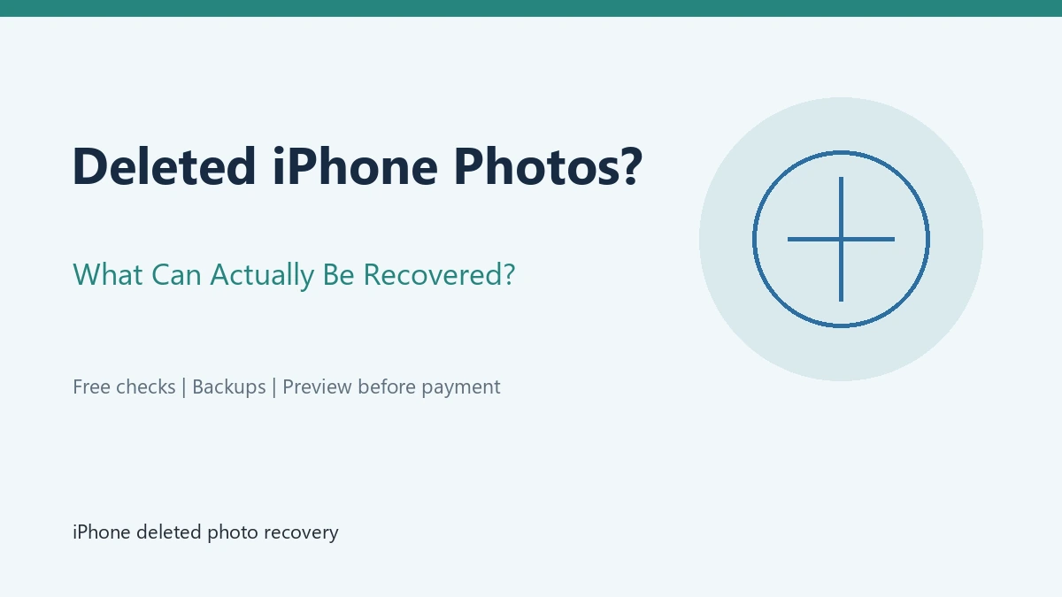 recover deleted photos from iPhone without backup